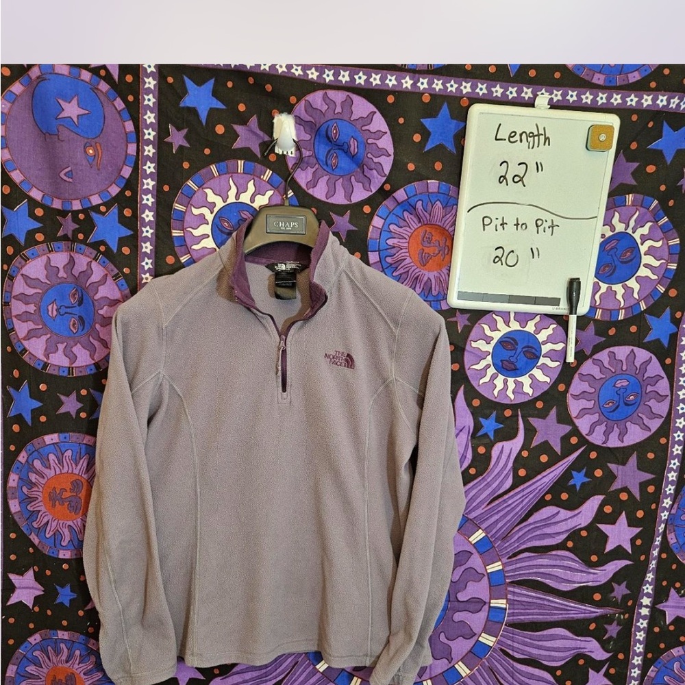 The North Face Deep Purple Fleece Top